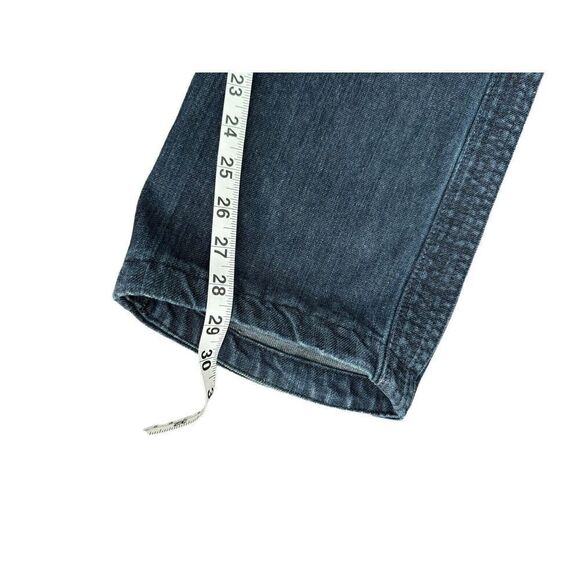 Diesel Women's/ Mens Cargo Size 33 Straight Leg Dark Wash zip Fly Blue Jeans - Picture 11 of 16